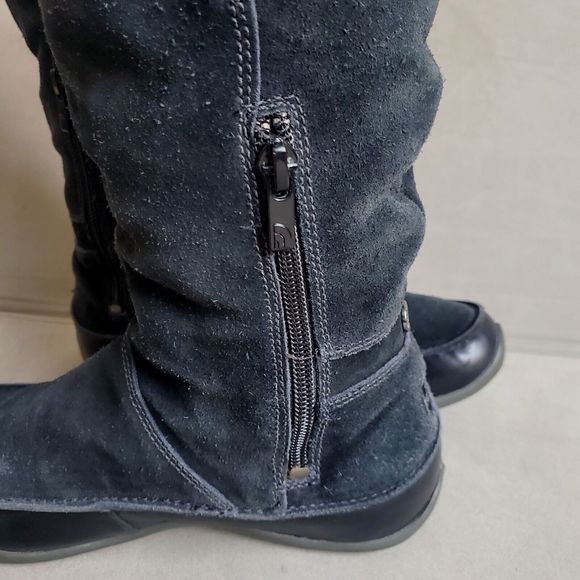 The North Face Josie II Black Suede Faux Fur Tall Boots Women’s 7 Primaloft 200 - Picture 11 of 14